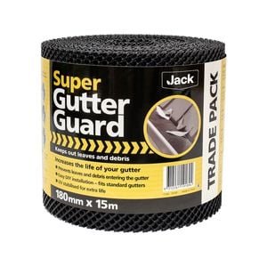 Jack 180mm x 15m Super Gutter Guard - Trade Pack