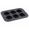 Bakers Secret Large 6 Cup Muffin Pan Non Stick Chemical Free Dishwasher Safe