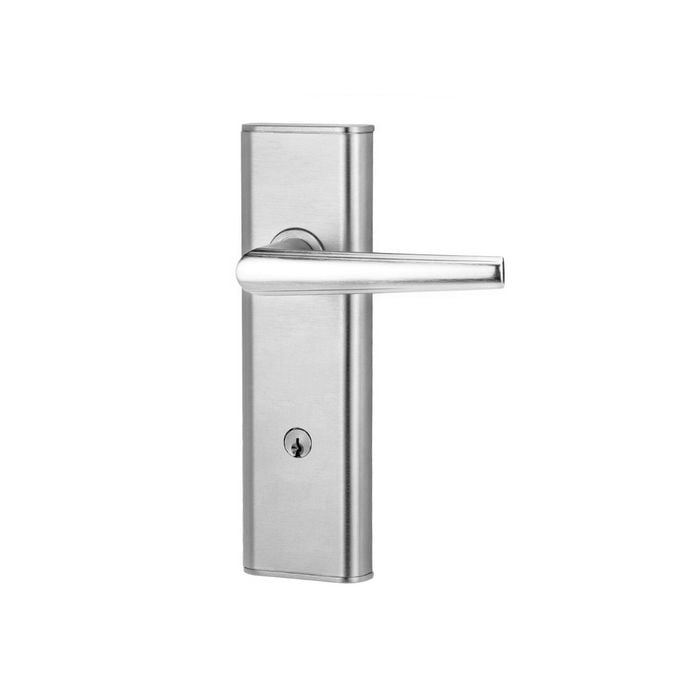 Lockwood Satin Chrome Nexion Vision Spire Entrance Lockset