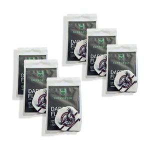 6x 3pc NRL Dart Flights Sydney Roosters Team Design Metronic Pack England Made