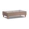Carolina Outdoor Wicker Coffee Table In Brushed Wheat