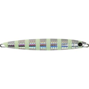 Majorcraft JigPara Vertical Short 80g Metal Fishing Jig 07 Zebra Glow