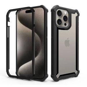 Shockproof Case Bumper Back Cover - For Apple iPhone 14 Plus (Black)