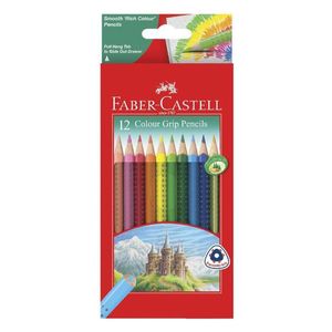 Faber-Castell Dot Grip Coloured Pencil (Pack of 12)