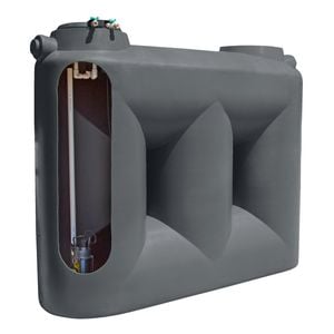 Clark Tanks 2000L Armour Grey Tradepack Tank And Davey Evo MK2 Pump