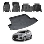 3D All-Weather Floor Mat Boot Liner Carpet for Holden Captiva 2006-2017 Customized Floor Liners