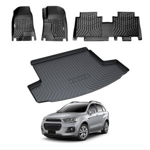3D All-Weather Floor Mat Boot Liner Carpet for Holden Captiva 2006-2017 Customized Floor Liners