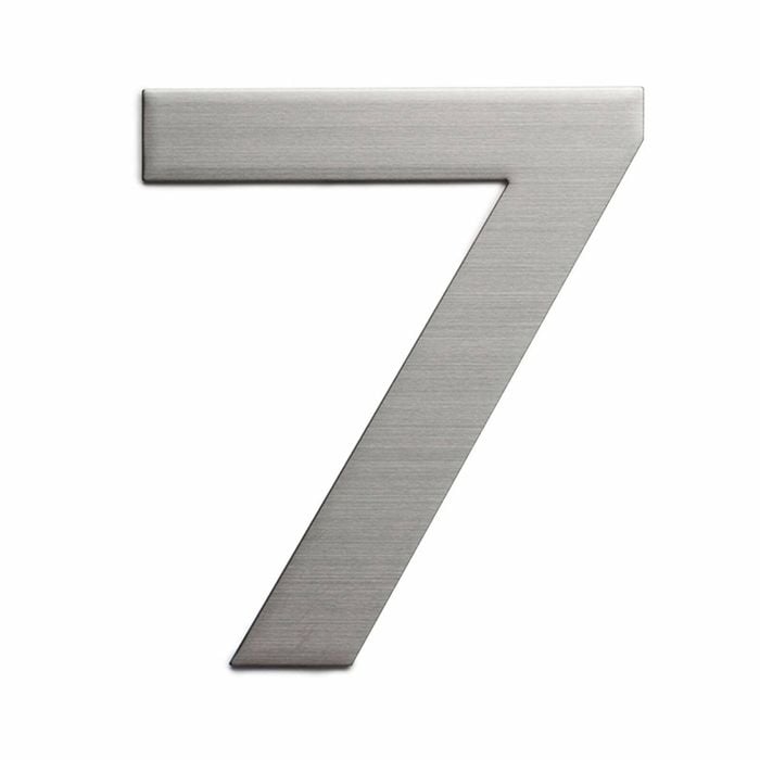 Sandleford 150mm Stainless Steel Plaza House Number 7