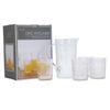 Glass Set 1xPitcher & 4xOld Fashioned Glass Clear