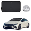 Front Windscreen Sun Shade for Mercedes-Benz EQS Sedan 2022 - Current - Standard 150 x 85 cm - Black