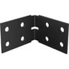 Dunnings 100 x 100 x 70 x 3mm Black Heavy Duty Angle Bracket Plate