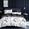 Fabric Fantastic Tree Reversible Double Size White Quilt/doona/duvet Cover Set