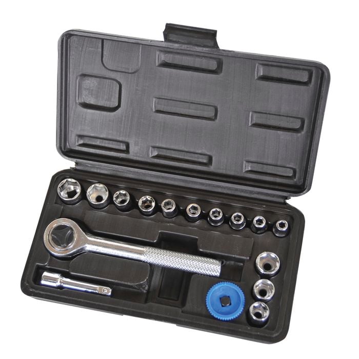 Supatool 16 Piece 1/4" Drive Socket Set