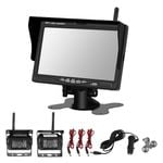 Manan Wireless 7-inch Monitor 2xCCD Reversing Camera 12-24V