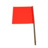Brutus Orange PVC Flag On Timber Pole