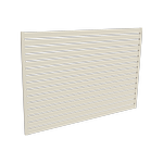 ProtectorAl 1800 W x 1200 mm H Surfmist Aluminium Slat Screen Kit