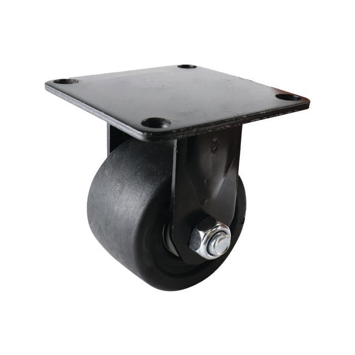 Easyroll 75mm 500kg Black Fixed Machine Castor