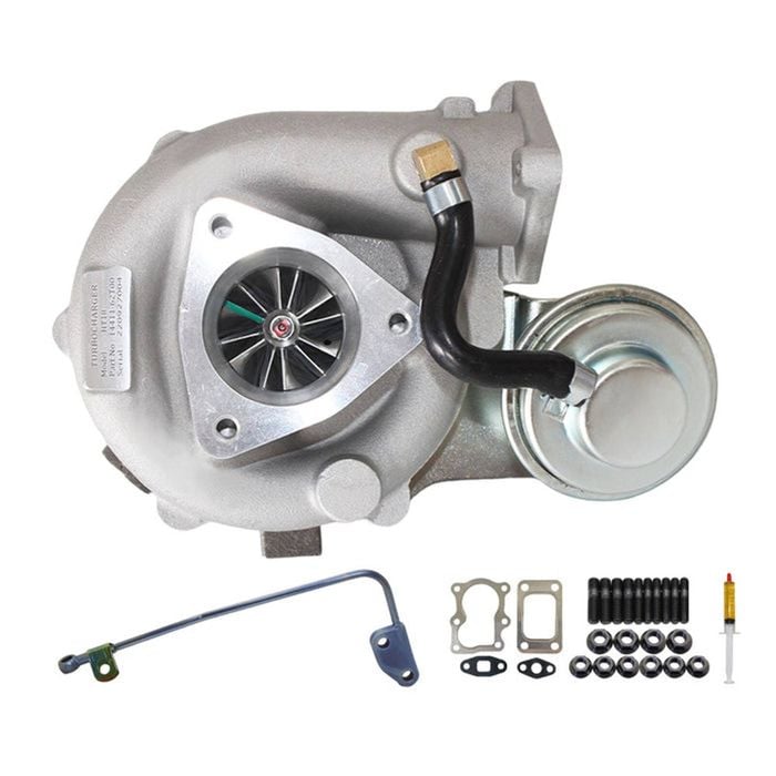 Billet Turbo Charger With Genuine Oil Feed Pipe For Nissan Patrol Gu Td42 4.2l