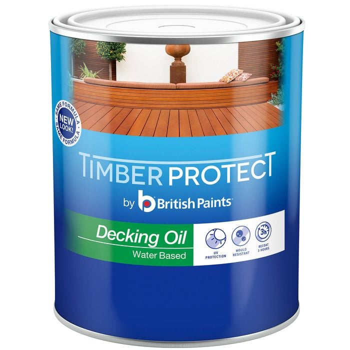 Timber Protect 1L Natural Water Based Decking Oil