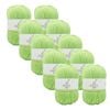 10x Malli Olive Green Blend Basic 100g Knitting/crochet Yarn Acrylic/poly