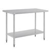 Nisbets Essentials Table Self Assembly Stainless Steel 1200 X 600mm Commercial Kitchen Prep Table