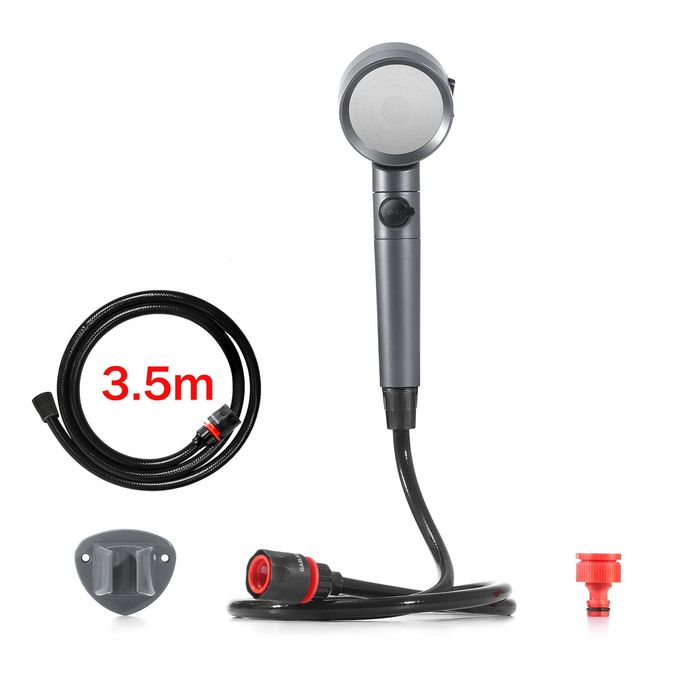 GASLAND Shower Head 3 Spray Mode 3.5m Hose Rainfall Camping Shower High Pressure