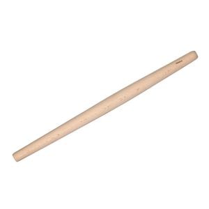 Euroline French 53cm Wood Tapered Rolling Pin - Beige