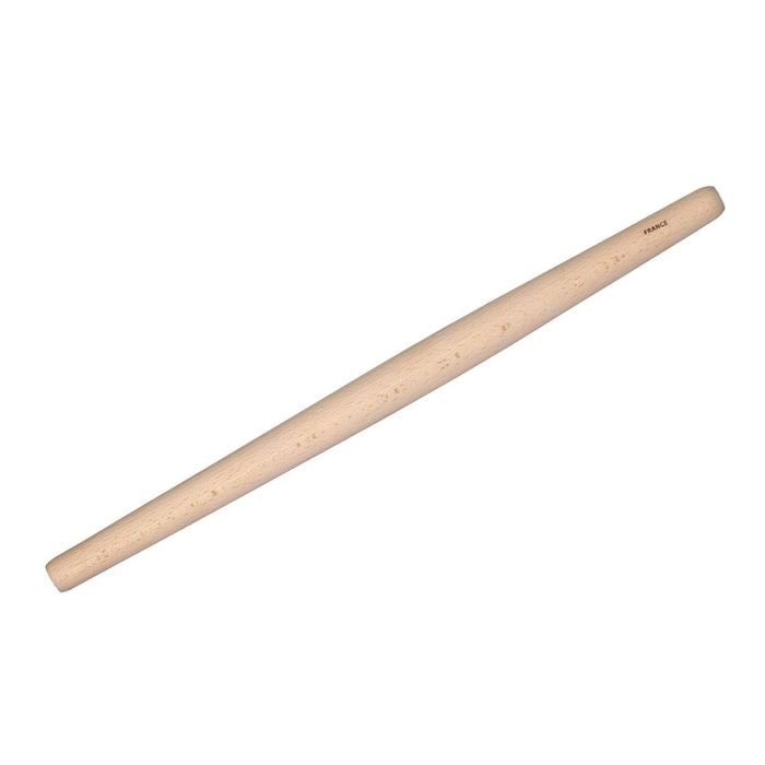Euroline French 53cm Wood Tapered Rolling Pin - Beige