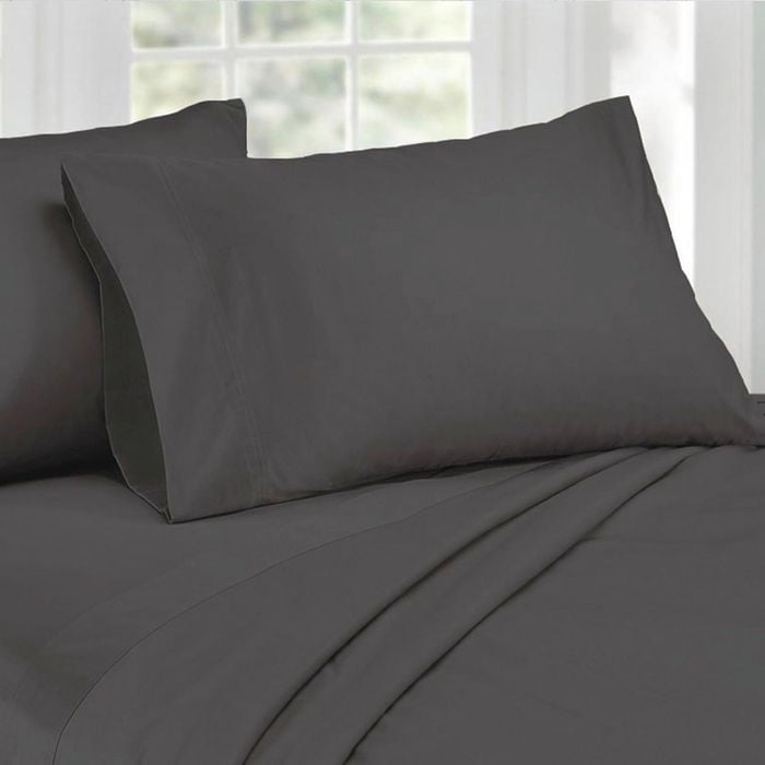 Ardor Charcoal 1000TC Cotton Rich King Sheet Set