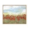 Artey | Coral Poppies I - Framed Canvas - Natural Frame - 55 x 70cm
