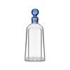 Tempa Bennett Glass Tapered Whisky Alcohol Decanter 13x33.5cm Blue
