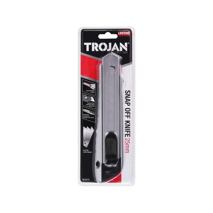 Trojan 25mm Snap Off Knife 