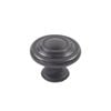 Sylvan Selden Cabinet Knob  32x25mm Antique Black - Antique Black