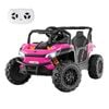 Costway Ride On Toy Car Convertible Electric Vehicle W/remote Control Pink