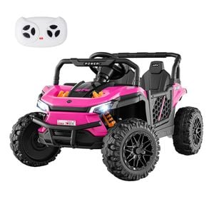 Costway Ride On Toy Car Convertible Electric Vehicle W/remote Control Pink
