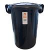 Morgan 70L Black Rubbish Bin Plus Lid