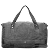 FIB 52cm Canvas Travel Duffle  Casual Duffel Black