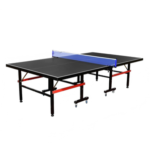 TOPONE 16mm SMC Top Steel Leg Outdoor Tennis Table  Home Game - Black