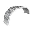Swiftco Trailers Single Axle ALUMINIUM Treadplate Guard - 4 BENDS - 10 Inch Wide - Suits 14 Inch Tyre