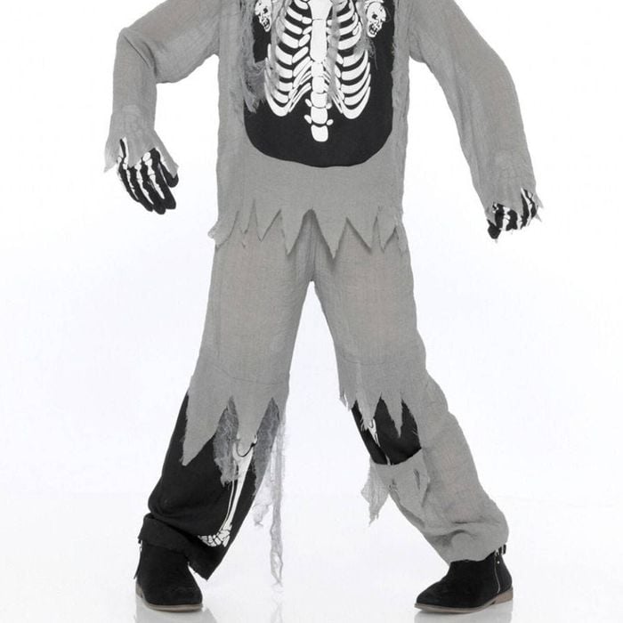 Swamp Zombie Skeleton Boys Halloween Costume - Medium