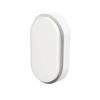 Lumio Norwood White 10W Oval Bunker Light 