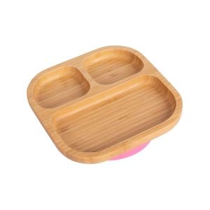 Tiny Dining Children's Bamboo Dinner Feeding Plate - Segmented