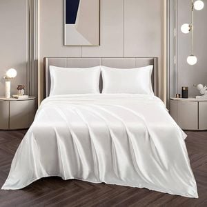2000TC Ultra Soft Queen Fitted Sheet Set- White