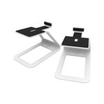 Kanto SE4W Elevated Desktop Speaker Stands for Midsize Speakers - Pair, White