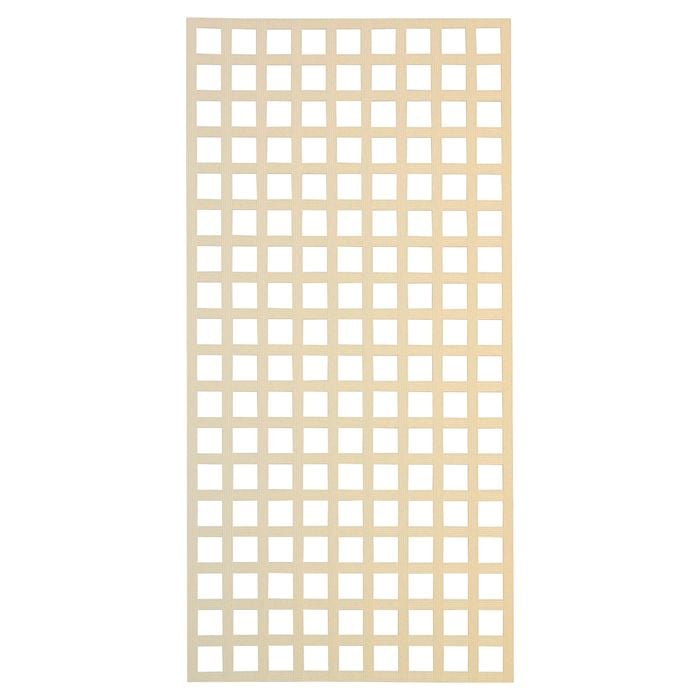 Jack Matrix 1800 x 900 x 6mm Smooth Cream Reeded Square Lattice