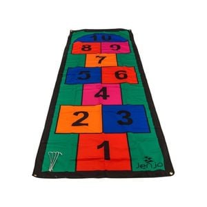 Colourful 3m Length Hopscotch Mat w/ Pegs