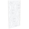 ProtectorAl 300-1200w x 1201-2400h Satin White/Gloss White Sunburst Unframed Composite Deco Panel