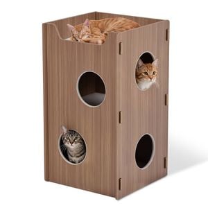 Advwin Cat House 2-Story Cat Bed Pet Cave Bed