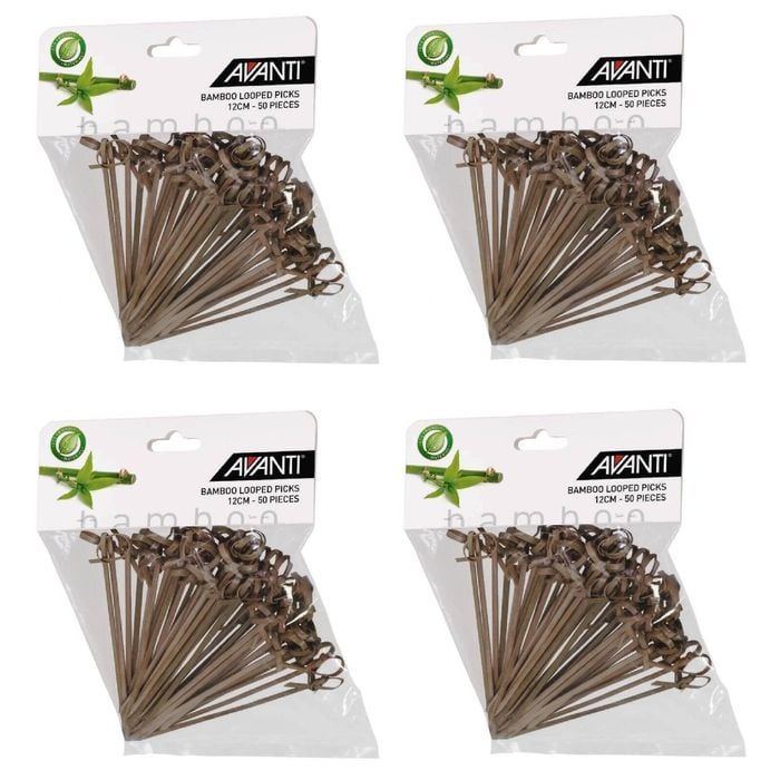 Avanti Bamboo Looped Picks Pack 200 - 12cm