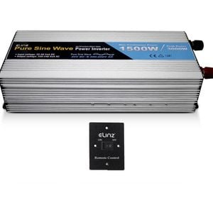 Elinz Pure Sine Wave Power Inverter 1500W/3000W 24V-240V AUS Plug Remote Control - With Remote Control | Pure Sine Wave | 24V